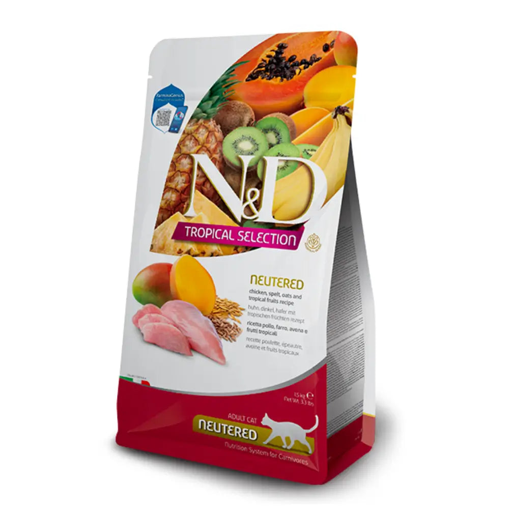 N&D Tropical Kısırlaştırılmış Yetişkin Kedi Maması