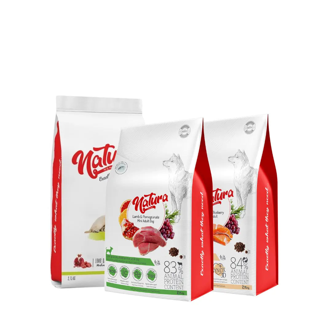 Natura Az Tahıllı Mini Yetişkin Köpek Mama, 2.75kg