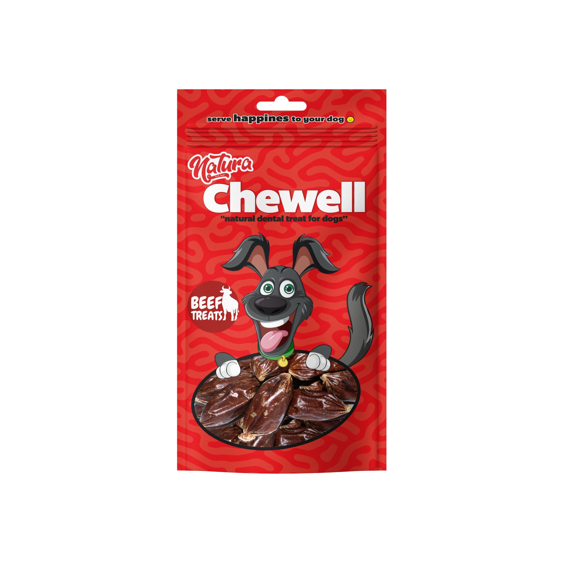 Natura Chewell Biftekli Köpek Sosis Ödül, 100g