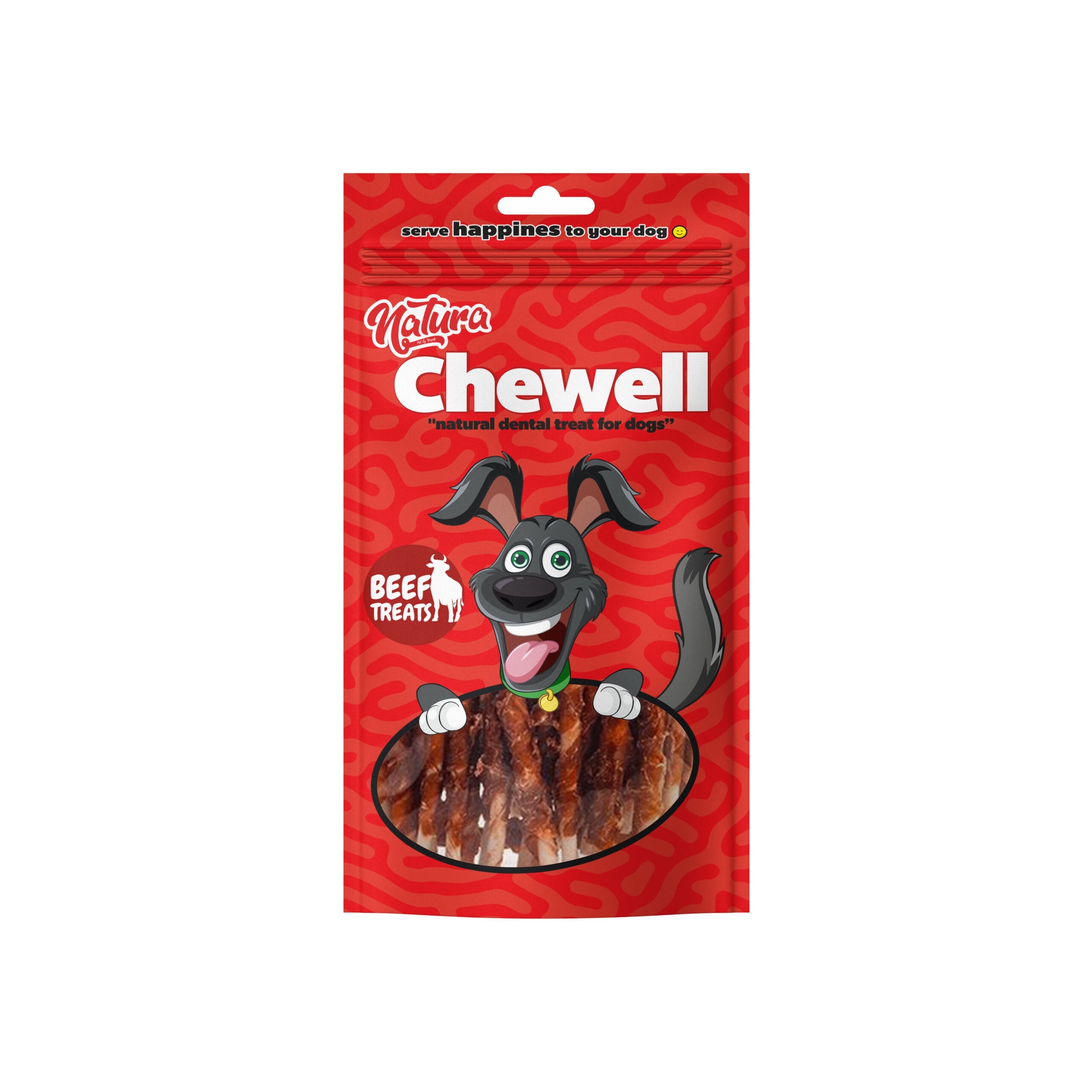 Natura Chewell Biftekli Köpek Stick Ödül, 75gr
