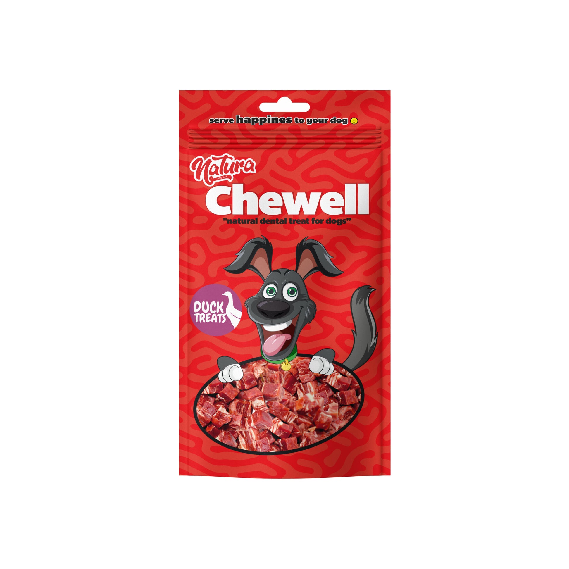 Natura Chewell Ördek Etli Köpek Küp Ödül, 100g