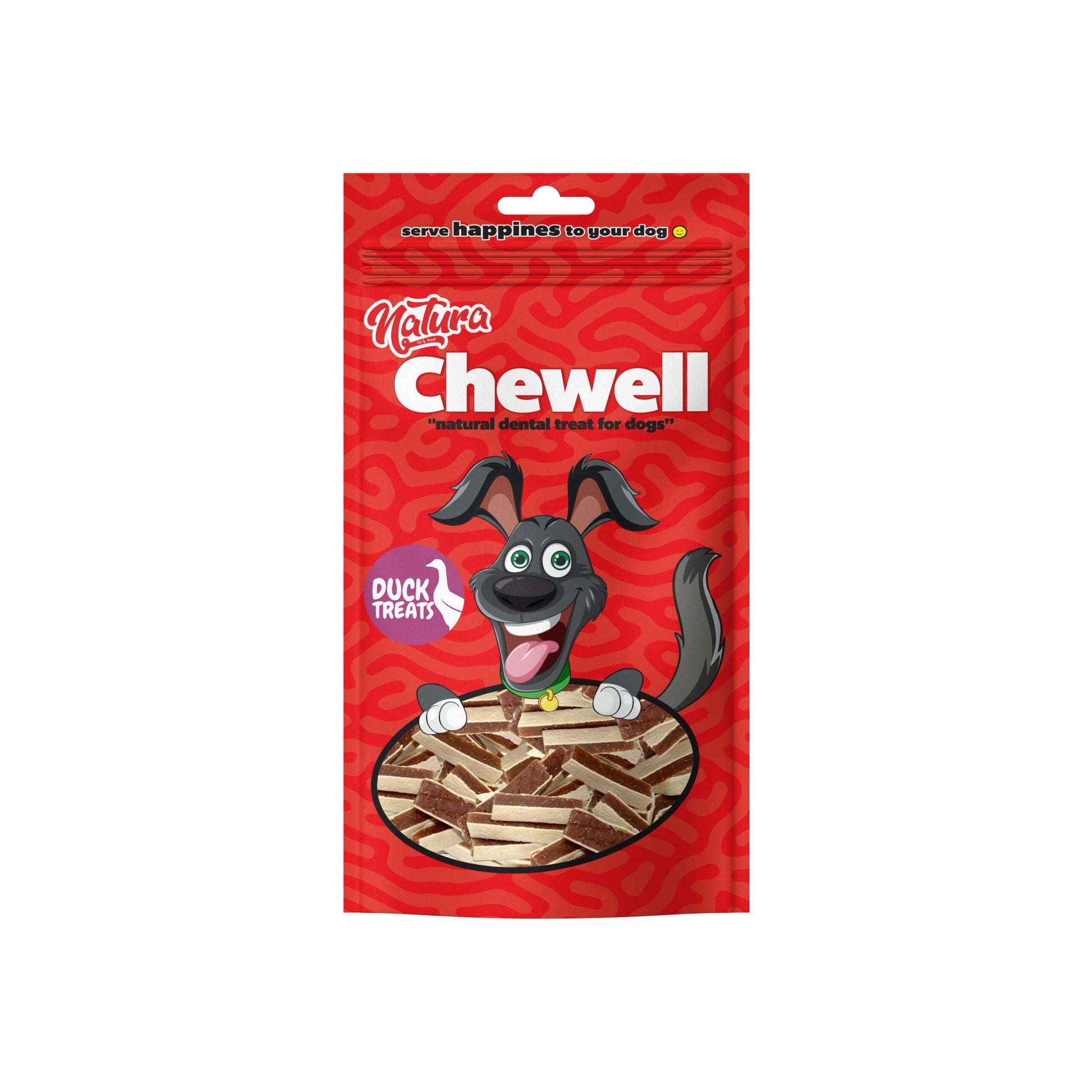 Natura Chewell Ördek Etli Köpek Sandviç Ödül, 100gr