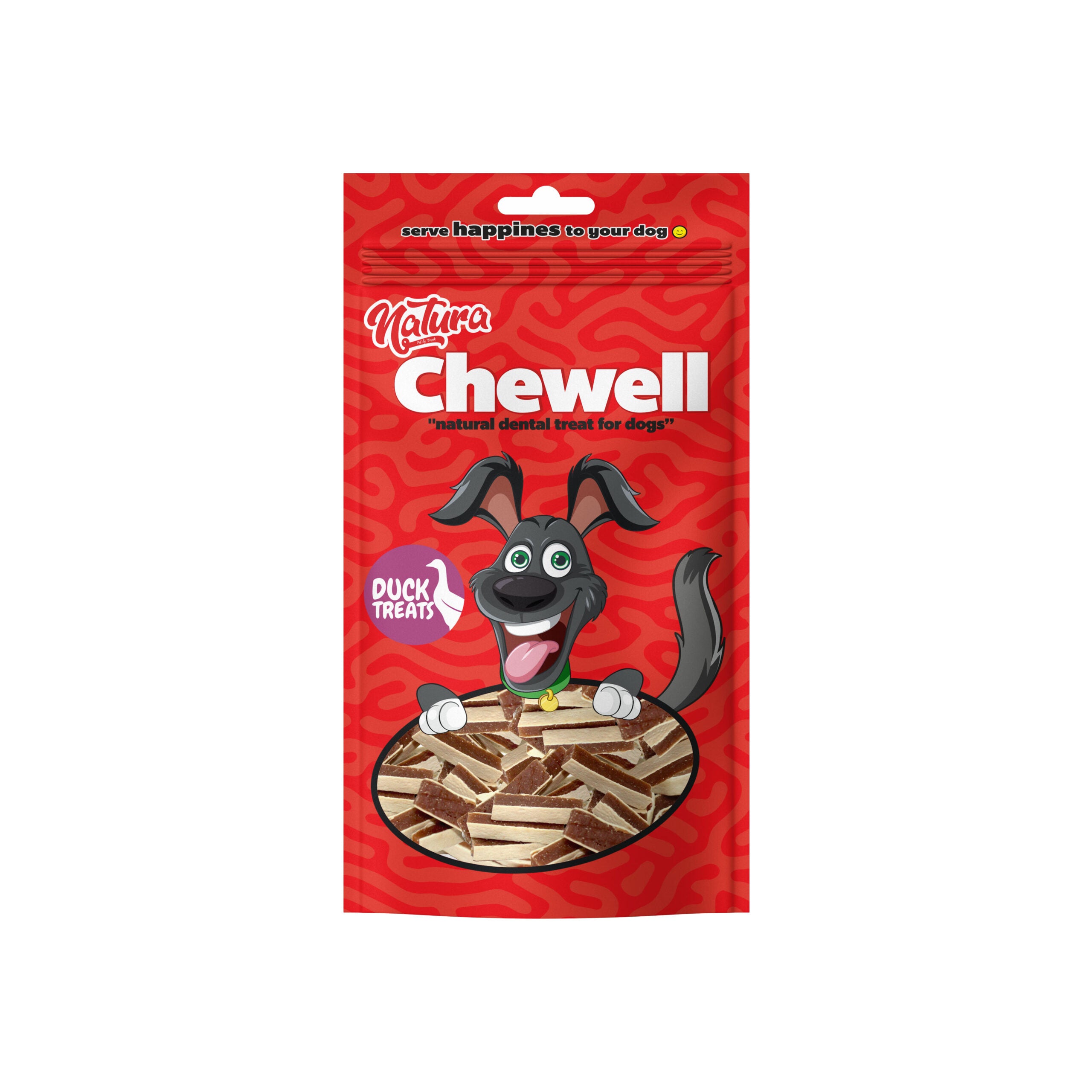 Natura Chewell Ördek Etli Köpek Sandviç Ödül, 100gr