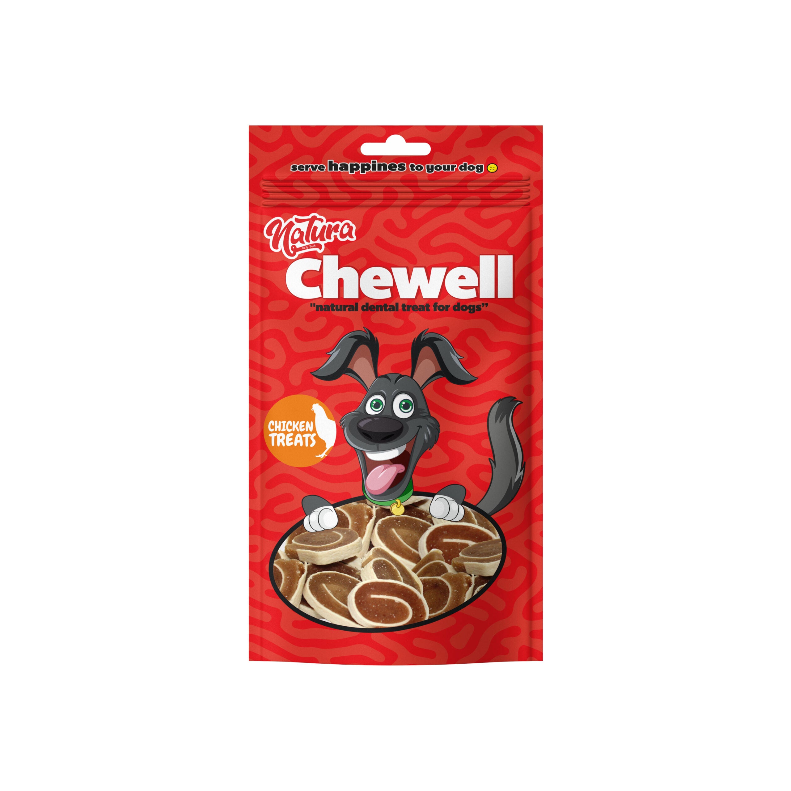 Natura Chewell Sushi Tavuk ve Morina Balıklı Köpek Yumuşak Ödül, 100g