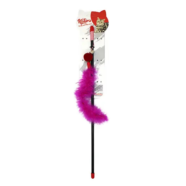 Natura Ptc-055 Uzun Tüyle Peluş Olta Kedi Oyuncak, 45cm