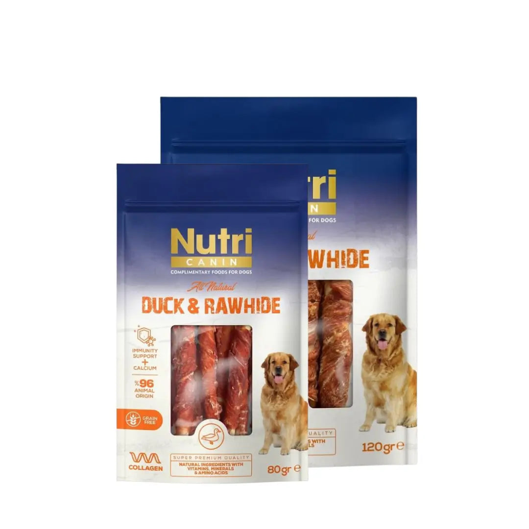 Nutri Duck & Rawhide Ördek Etli Yetişkin Köpek Çiğneme Çubuğu Ödül
