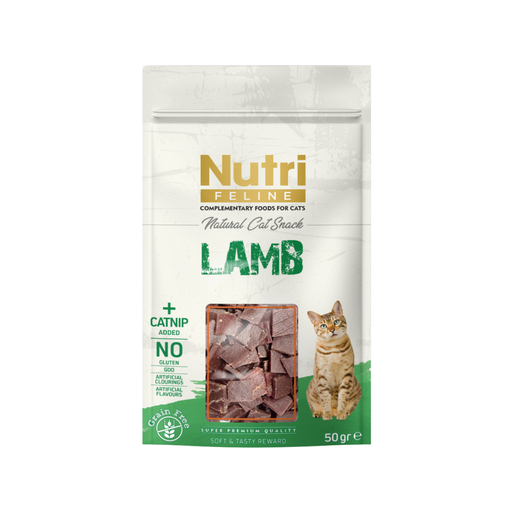 Nutri Kuzu Etli Yetişkin Kedi Et Ödül Ödül, 50g