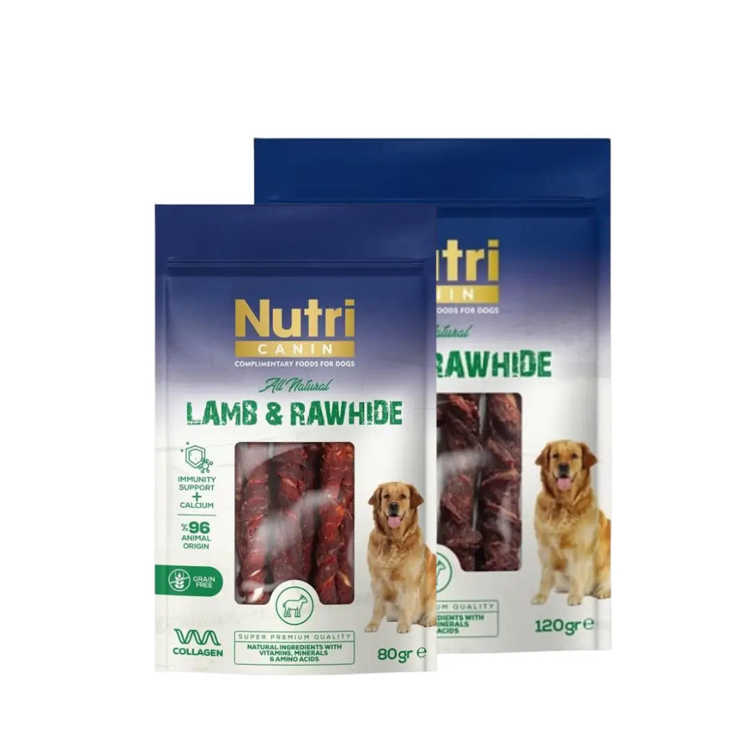 Nutri Lamb & Rawhide Kuzu Etli Yetişkin Köpek Çiğneme Çubuğu Ödül