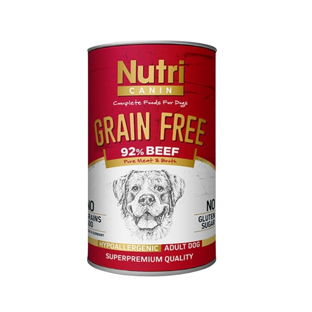 Nutri Pure Meat-Broht Biftekli Yetişkin Köpek Konserve Mama, 400g