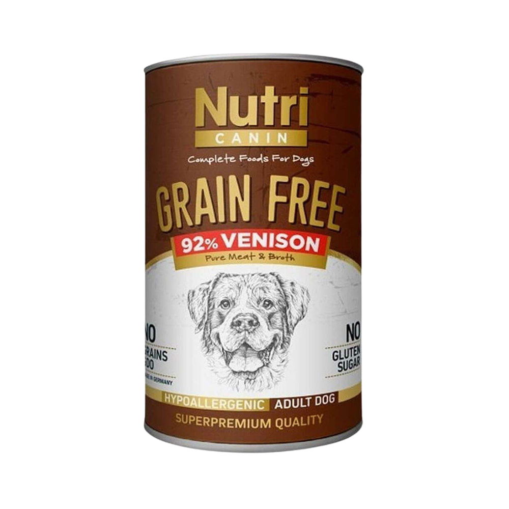 Nutri Pure Meat-Broht Geyik Etli Yetişkin Köpek Konserve Mama, 400g