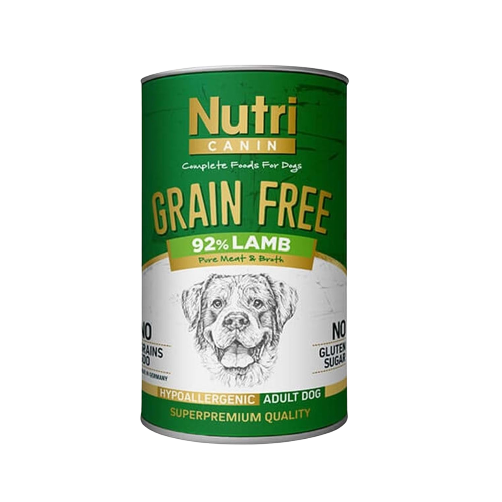 Nutri Pure Meat-Broht Kuzu Etli Yetişkin Köpek Konserve Mama, 400g