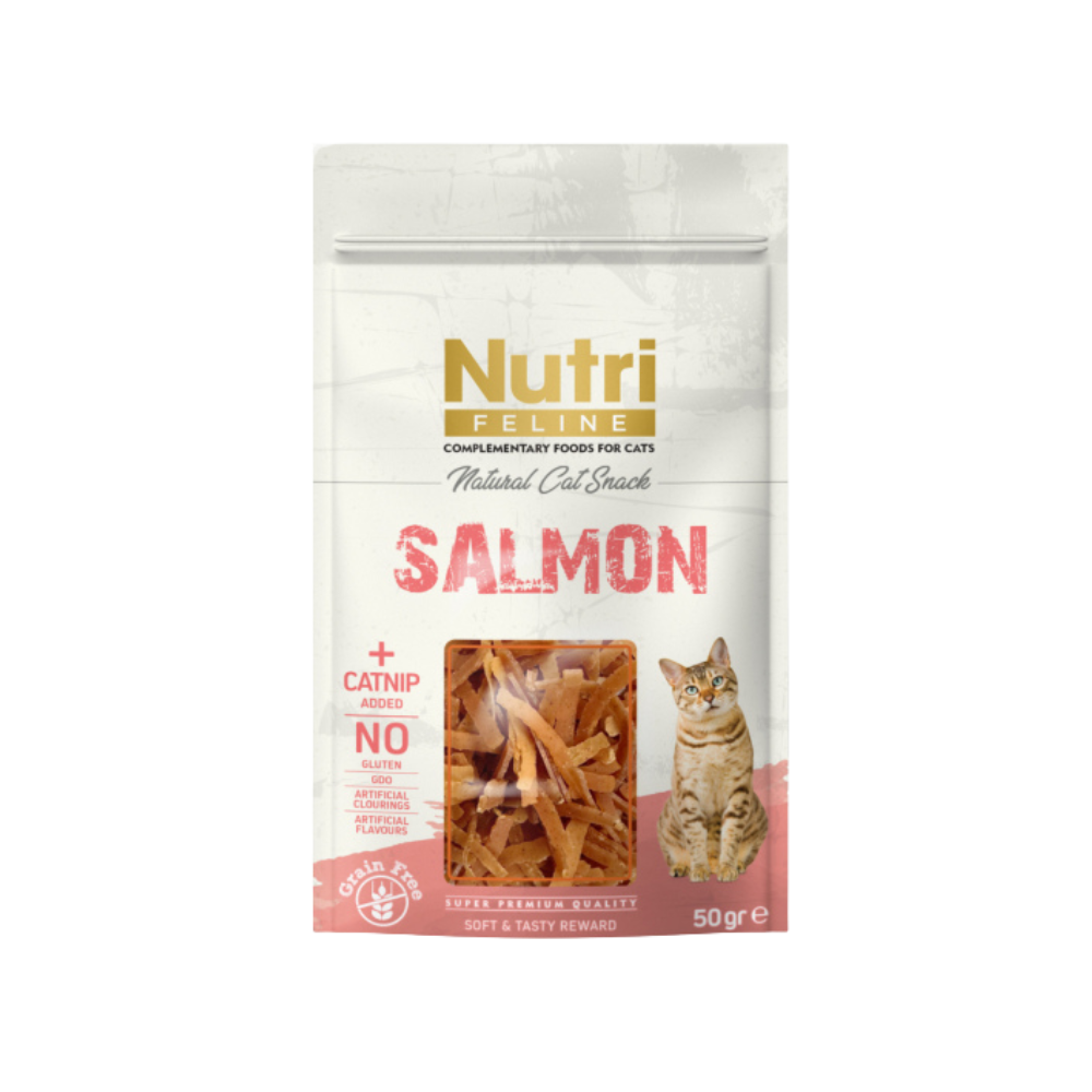 Nutri Somonlu Yetişkin Kedi Et Ödül Ödül, 50g