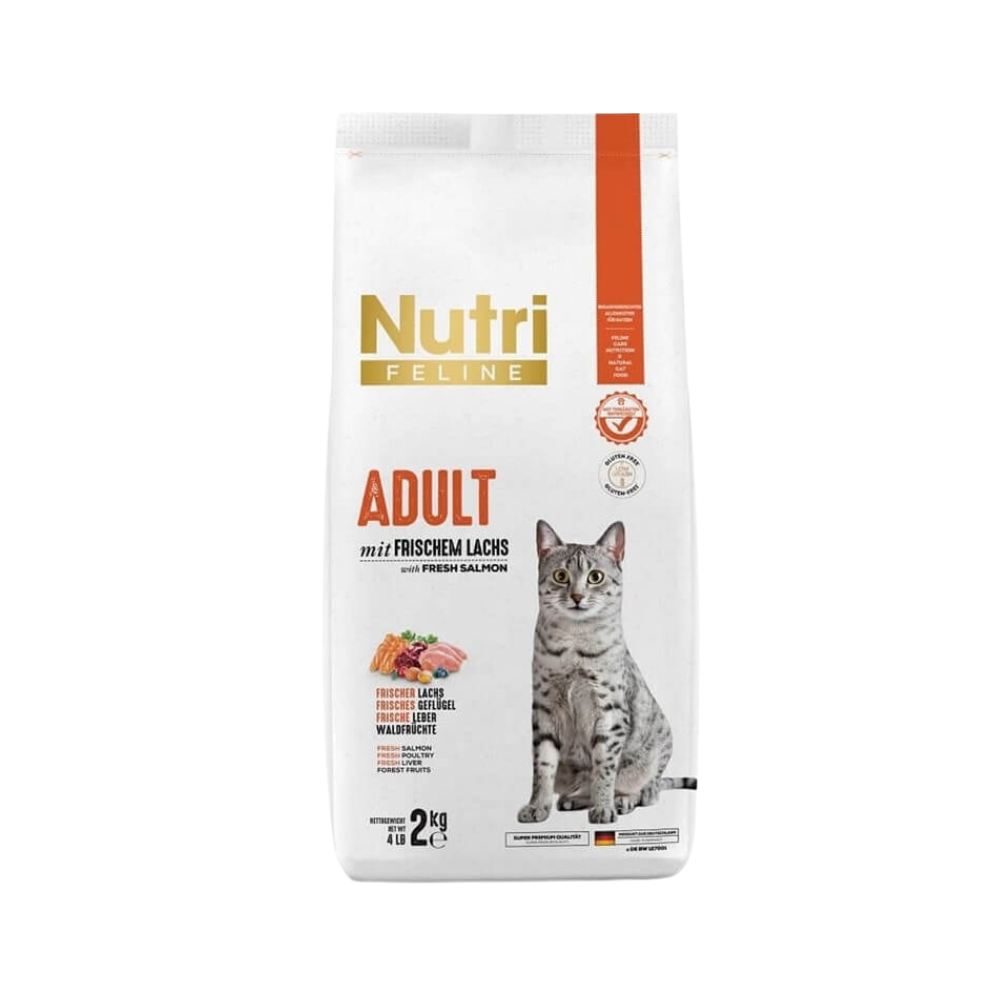 Nutri Somonlu Yetişkin Kedi Mama, 2kg