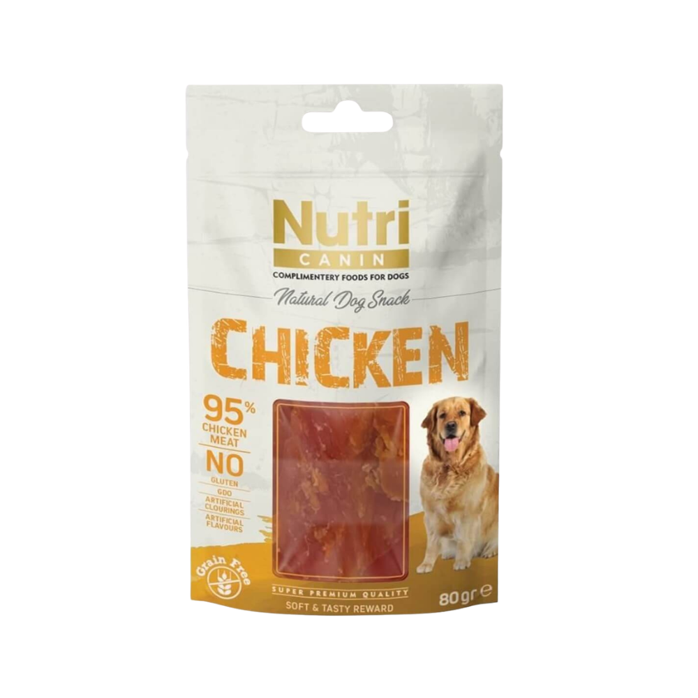 Nutri Tavuklu Yetişkin Köpek Fileto Ödül, 80g