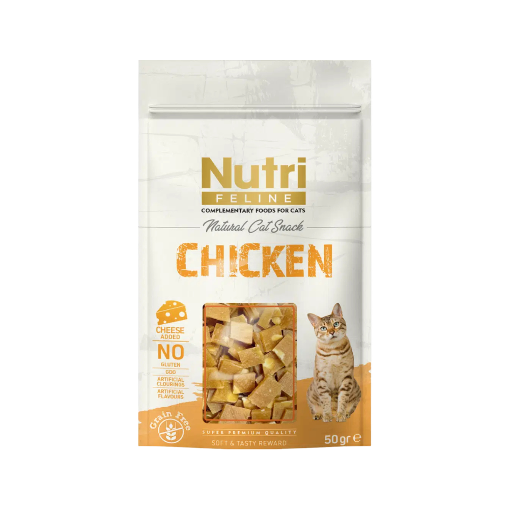 Nutri Tavuklu Yetişkin Kedi Et Ödül Ödül, 50g