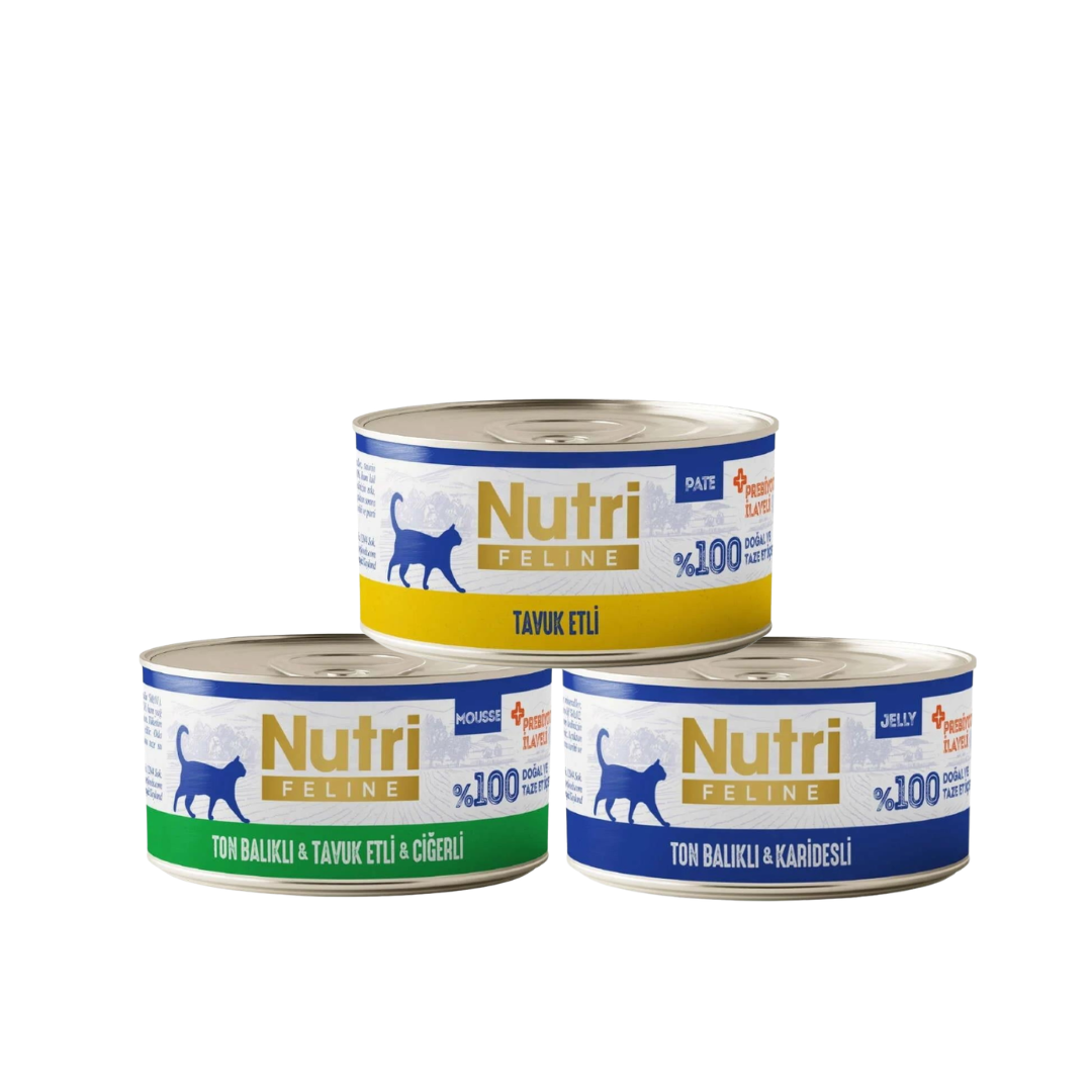 Nutri Yetişkin Kedi Konserve Mama