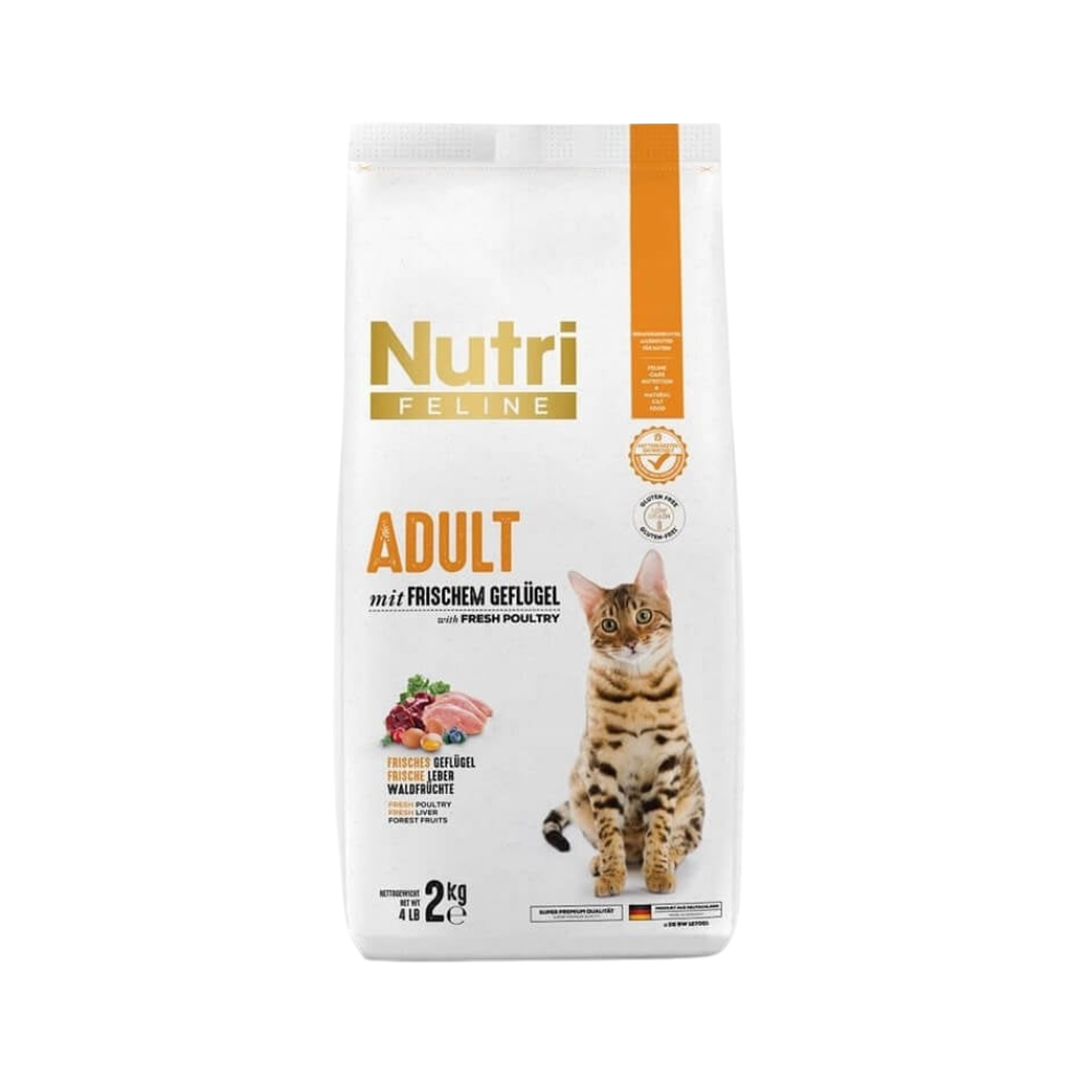Nutri Tavuklu Yetişkin Kedi Mama, 2kg