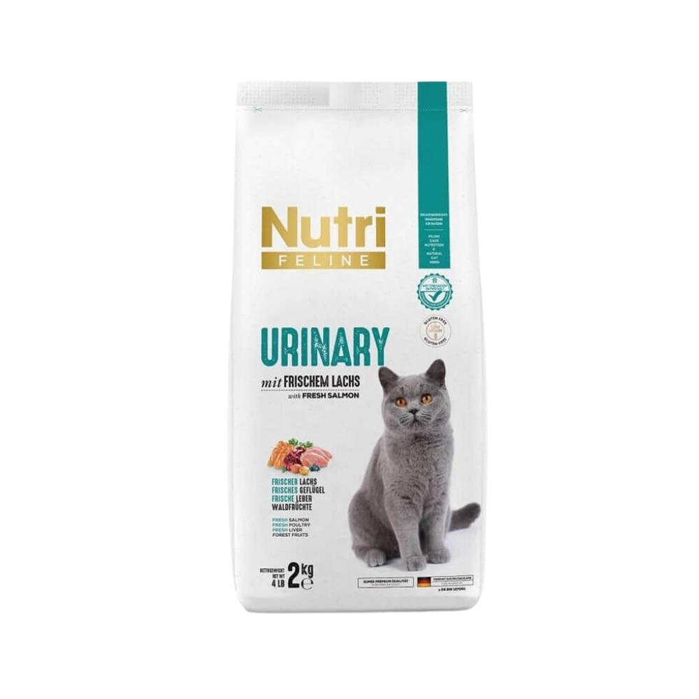 Nutri Urinary Somon ,Tavuk ve Ciğerli Yetişkin Kedi Kuru mama Mama, 2kg