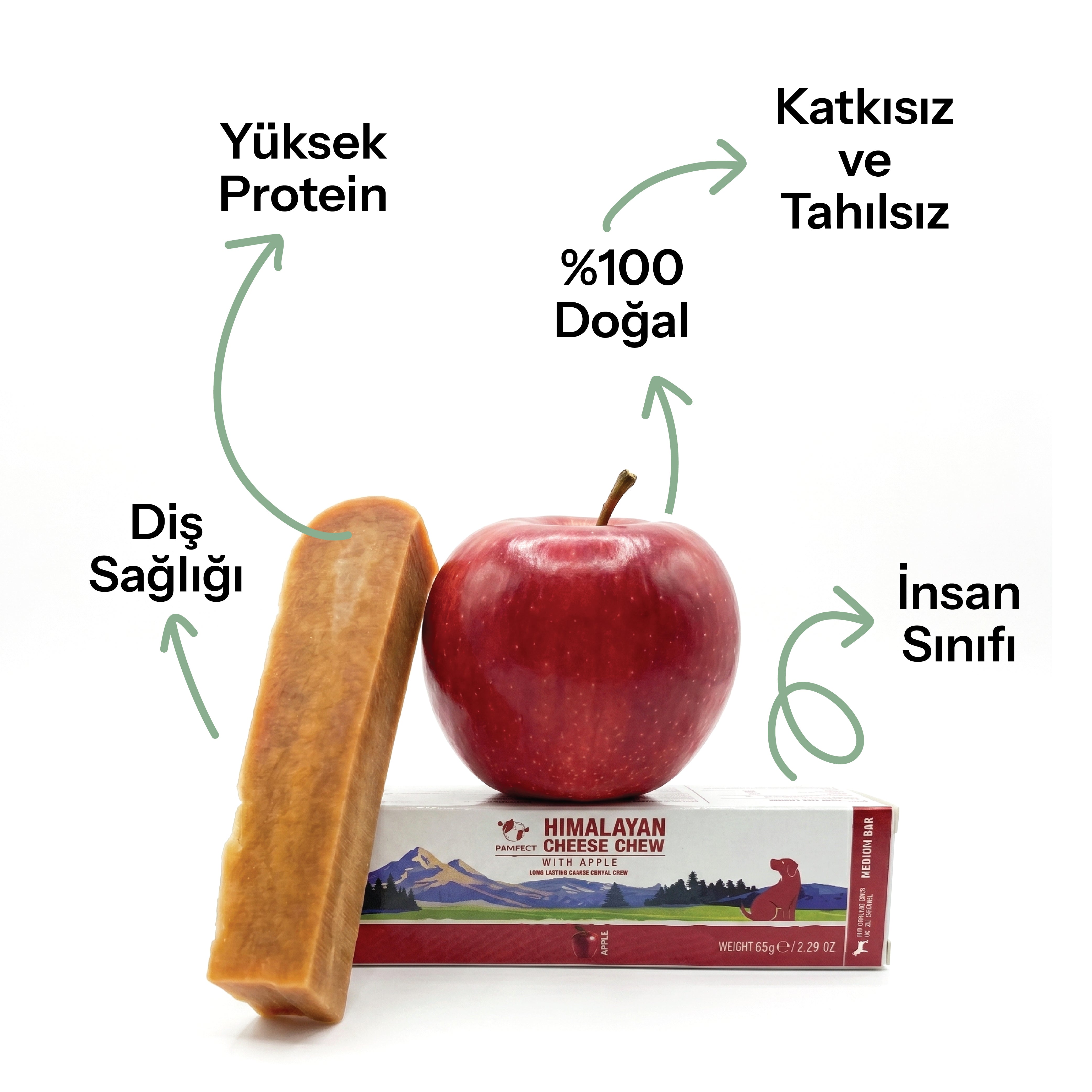 Pawfect Finest Himalayan Cheese Peynir Köpek Ödülü, 65g