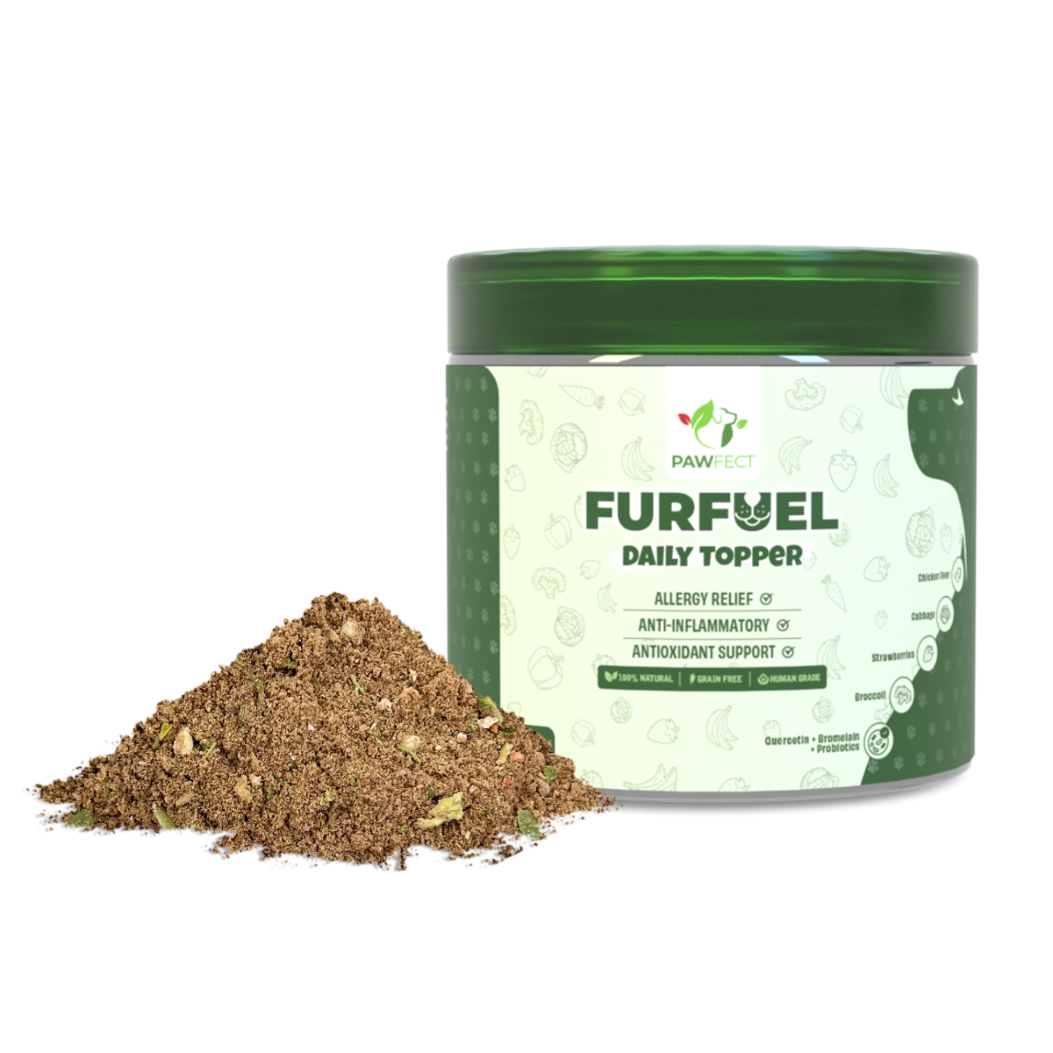 Pawfect Furfuel Tavuk Ciğeri Köpek Toppers, 150g