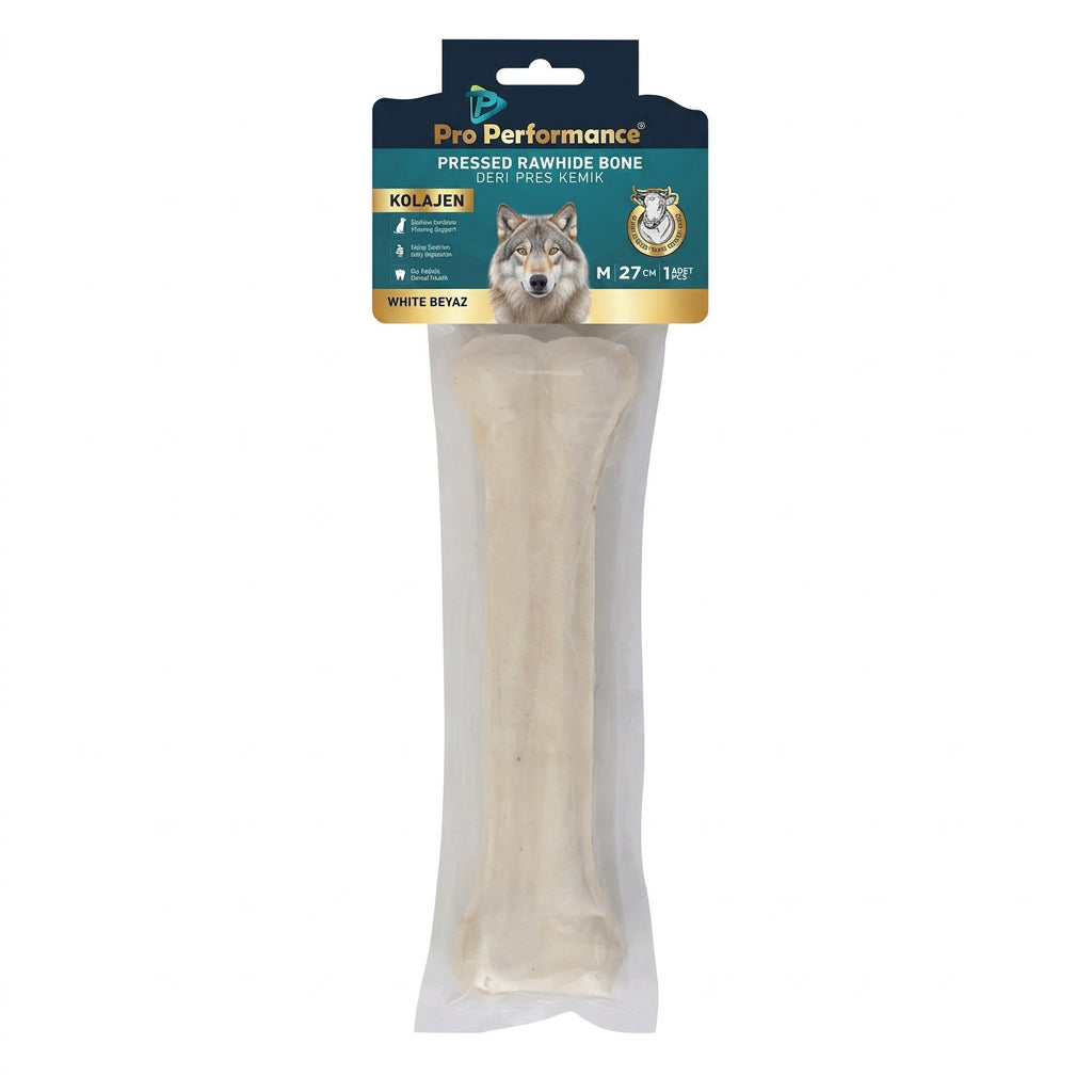 Pro Performance Deri Pres M Köpek Kemik Ödül Maması, 1 li Paket