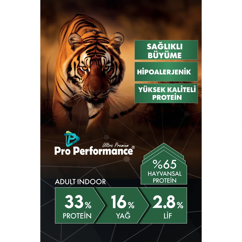 Pro Performance Kuzu Eti, Pirinç Tahıllı Yetişkin Kedi Maması, 2 kg