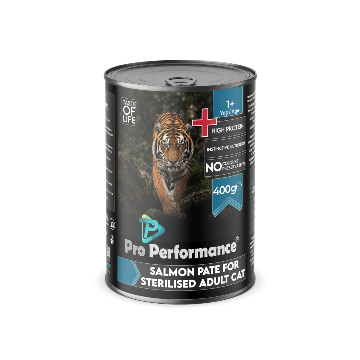 Pro Performance Pate Kısırlaştırılmış Somonlu Yetişkin Yaş Kedi Yaş Maması, 400 g