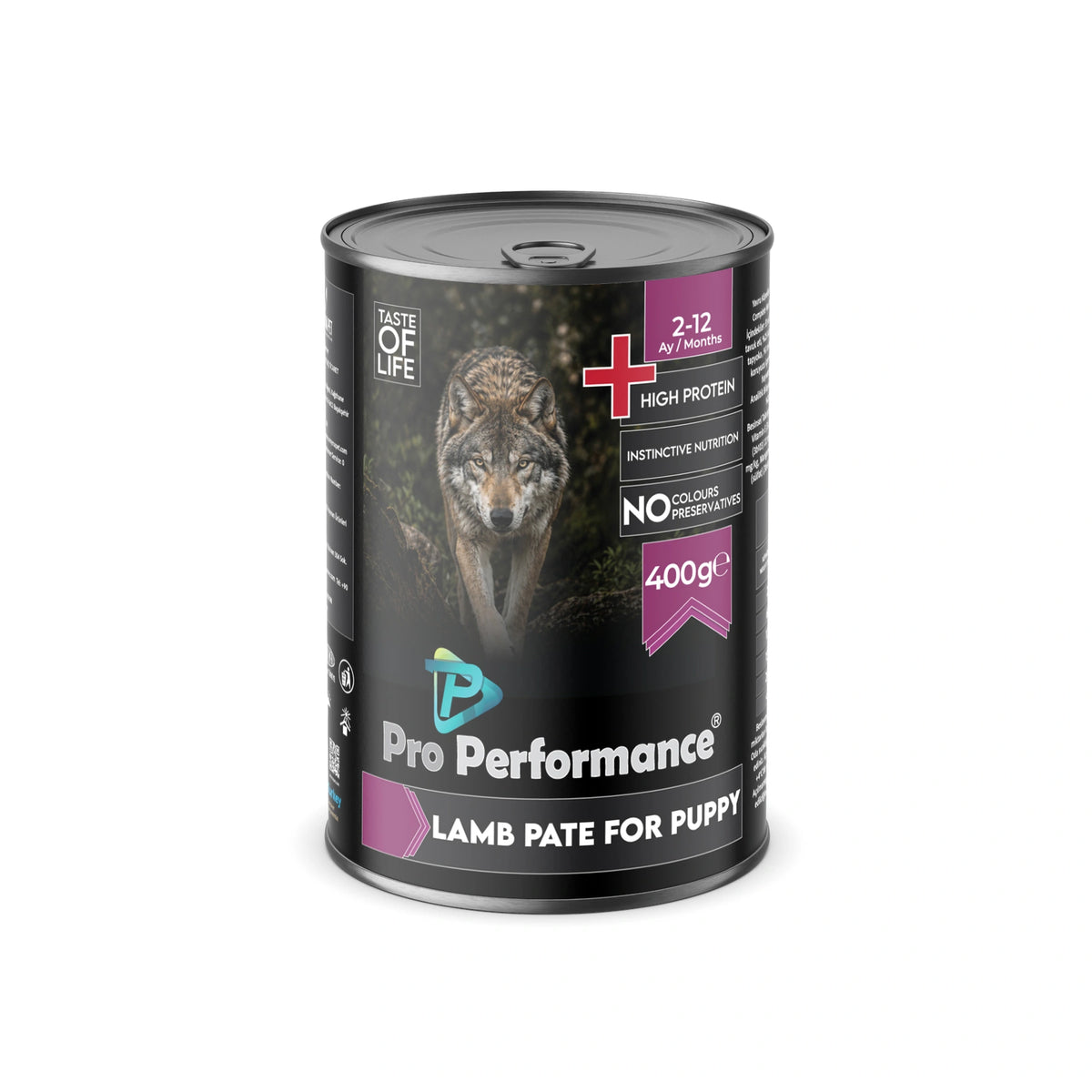 Pro Performance Pate Kuzulu Yavru Yaş Köpek Yaş Maması, 400 g
