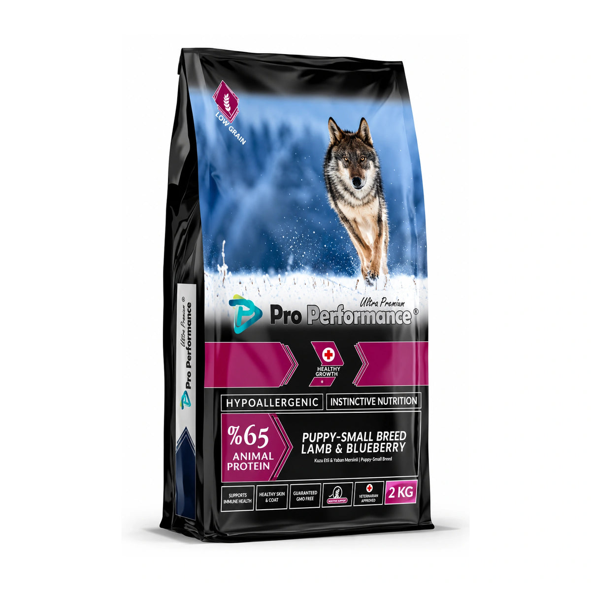 Pro Performance Puppy Kuzu Eti, Yaban Mersini Küçük Irk Yavru Köpek Maması, 12 kg