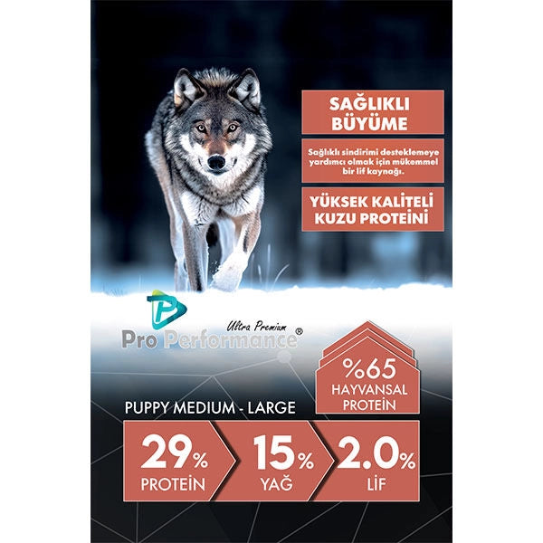 Pro Performance Orta Irk ve Büyük Irk Yavru Köpek Maması, 12 kg