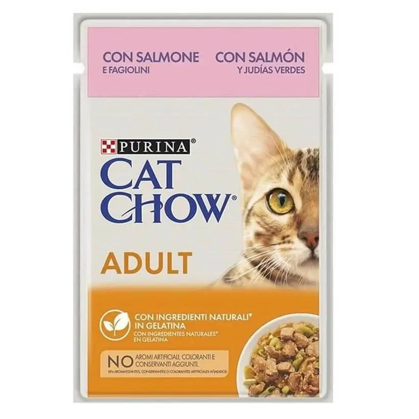Pro Plan Cat Chow Somonlu Yetişkin Kedi Yaş Maması, 85g