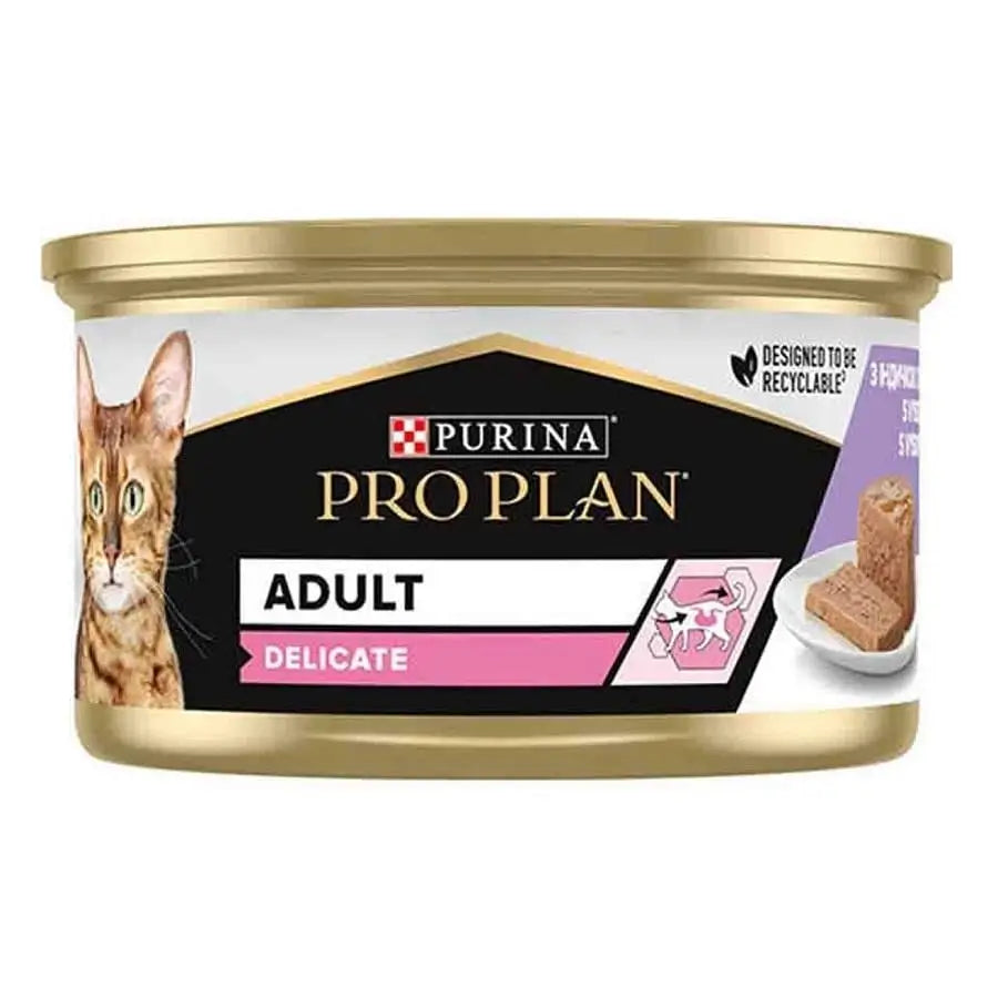 Pro Plan Delicate Hindili Yetişkin Kedi Yaş Maması, 85g