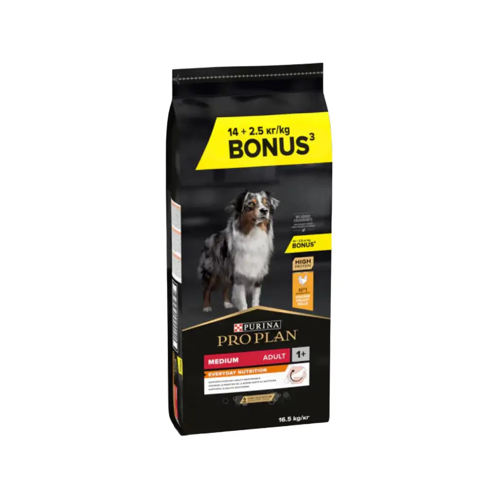 Pro Plan Everyday Nutrition Tavuklu Orta Yetişkin Köpek Maması, 16.5Kg
