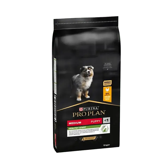 Pro Plan Healthy Start Tavuklu Orta Yavru Köpek Maması, 12Kg