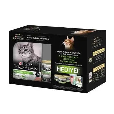 Pro Plan Kısırlaştırılmış Somonlu Yetişkin Kedi Maması, 1.5Kg