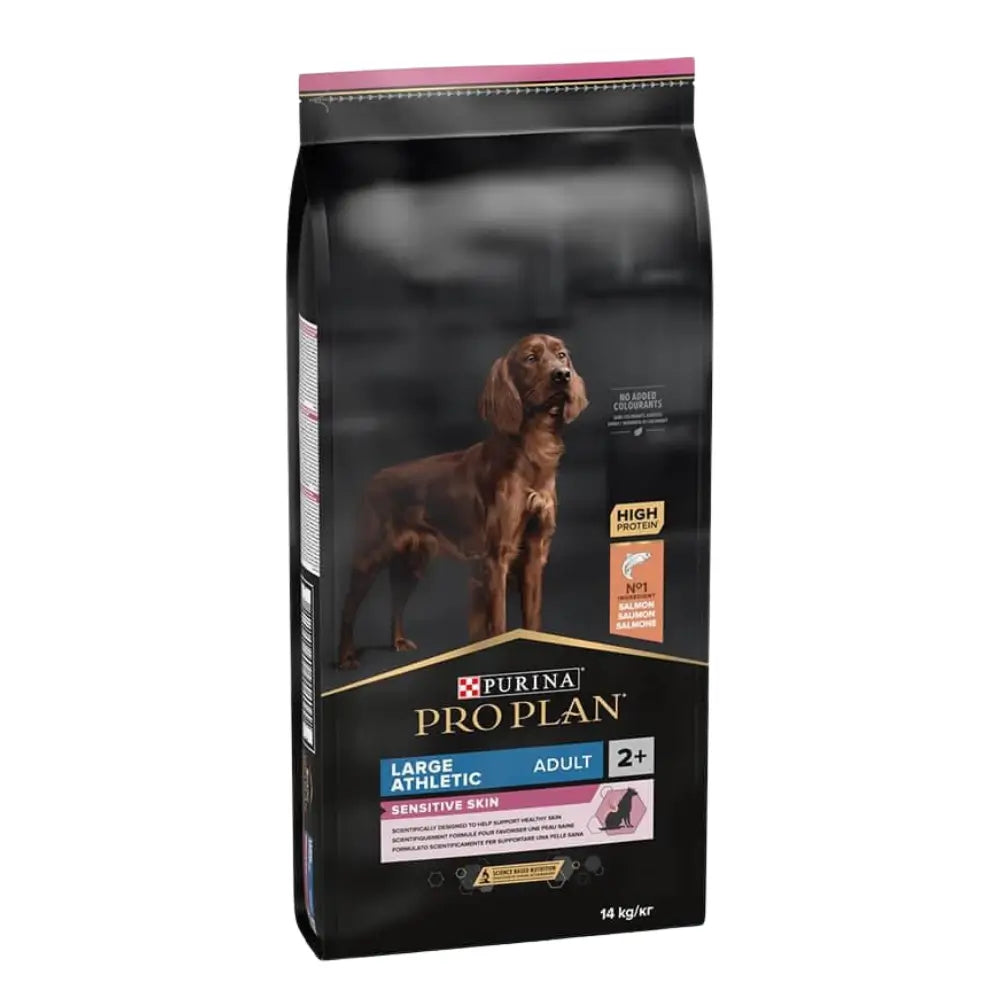 Pro Plan Sensitive Skin Athletic Somonlu Büyük Yetişkin Köpek Maması, 14Kg