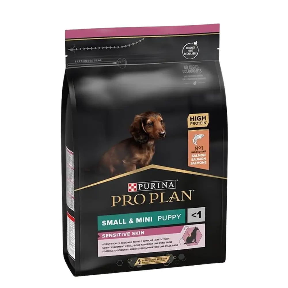 Pro Plan Sensitive Skin Somonlu Small & Mini Yavru Köpek Maması, 3Kg