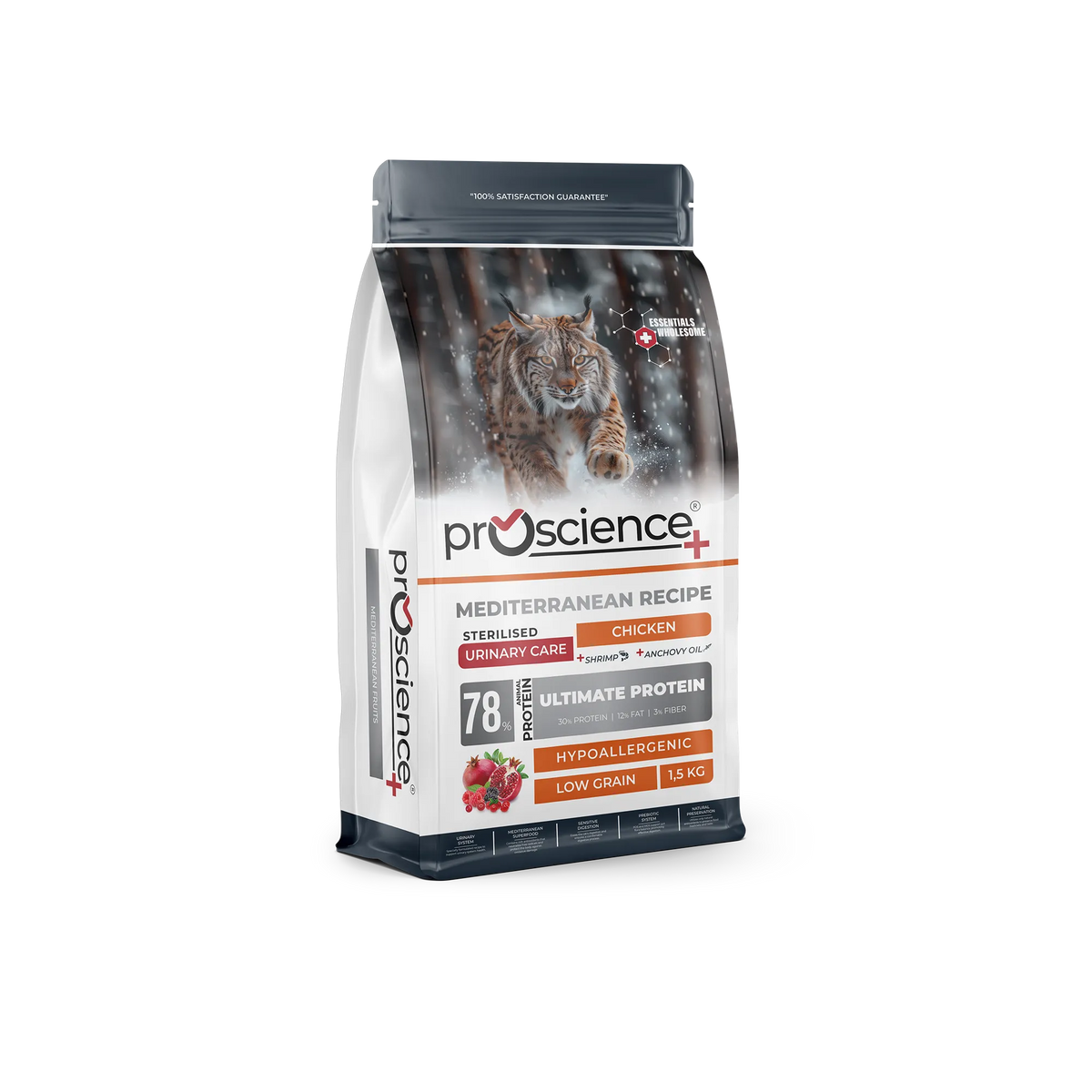 Pro Science Hypo-Allergenic Kısırlaştırılmış Az Tahıllı Kedi Maması