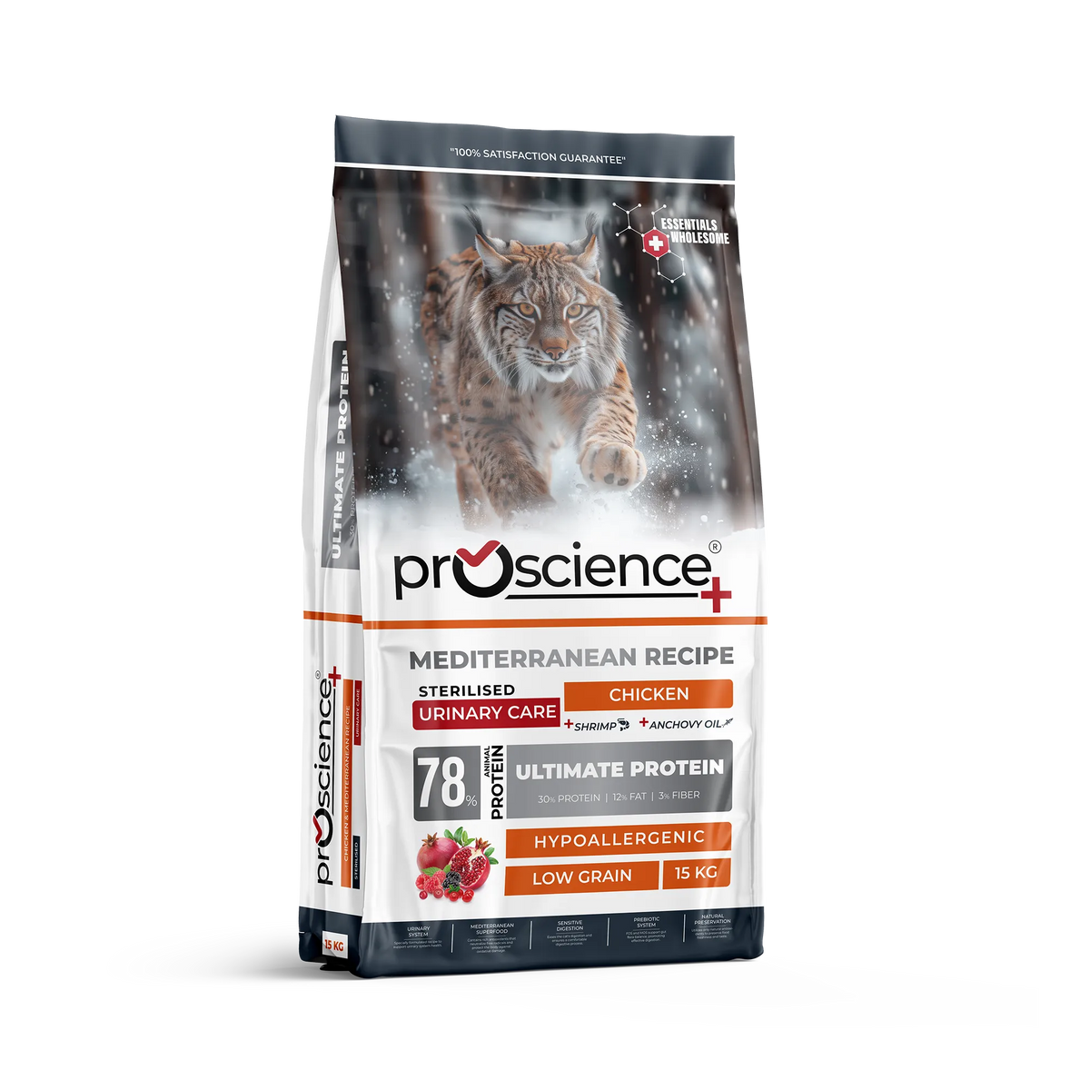 Pro Science Hypo-Allergenic Kısırlaştırılmış Az Tahıllı Kedi Maması