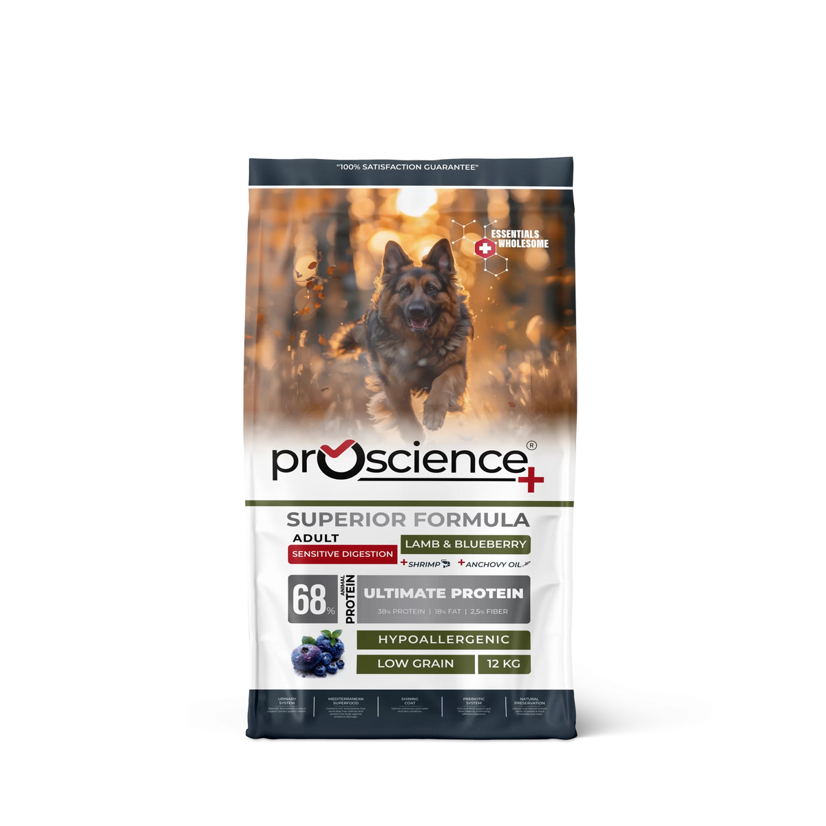 Pro Science Hypo-Allergenic Az Tahıllı Köpek Maması, 12 kg