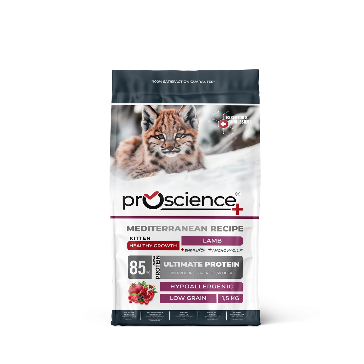 Pro Science Healthy Growth Hypo-Allergenic Kuzulu Az Tahıllı Yavru Kedi Maması