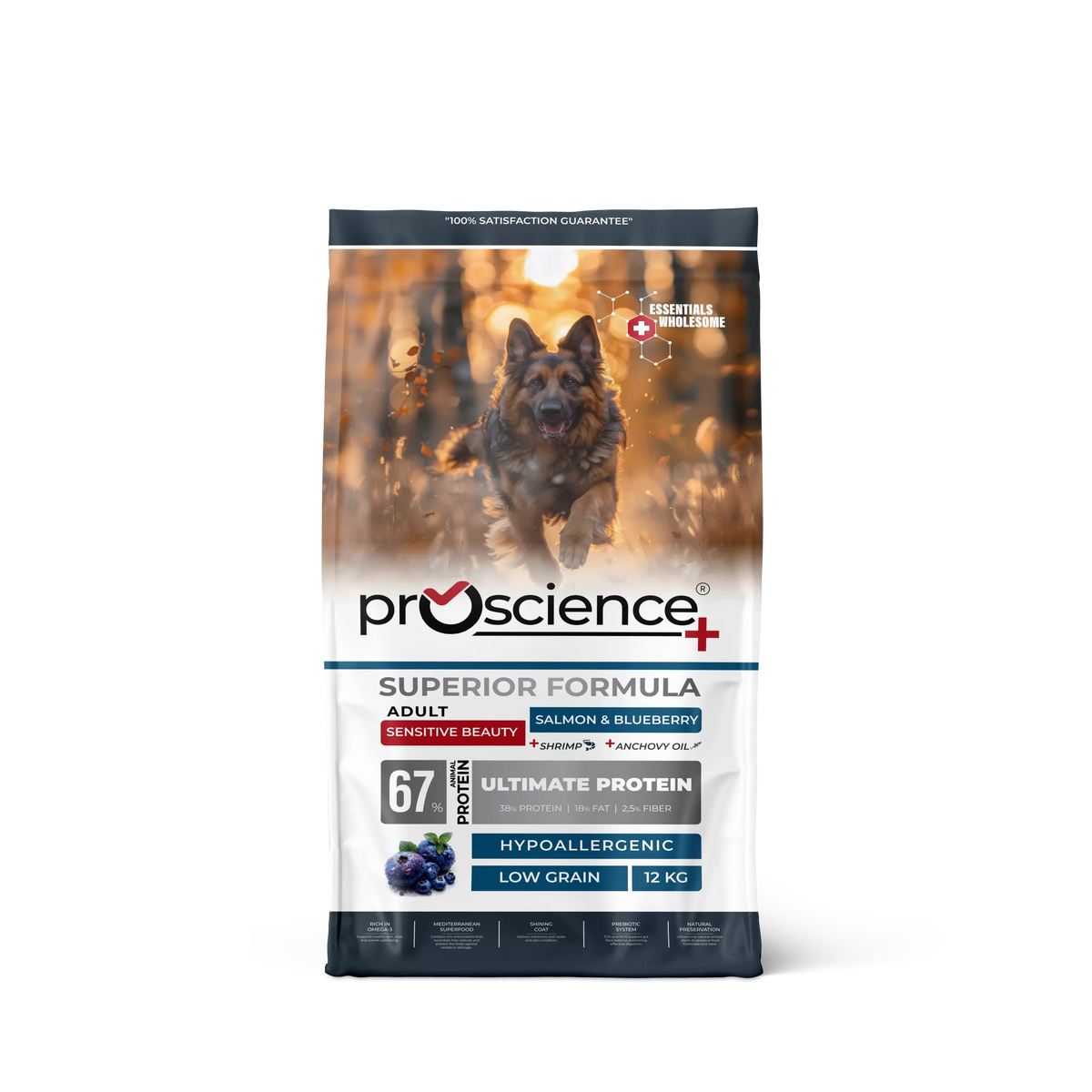 Pro Science Hypo-Allergenic Az Tahıllı Köpek Maması, 12 kg