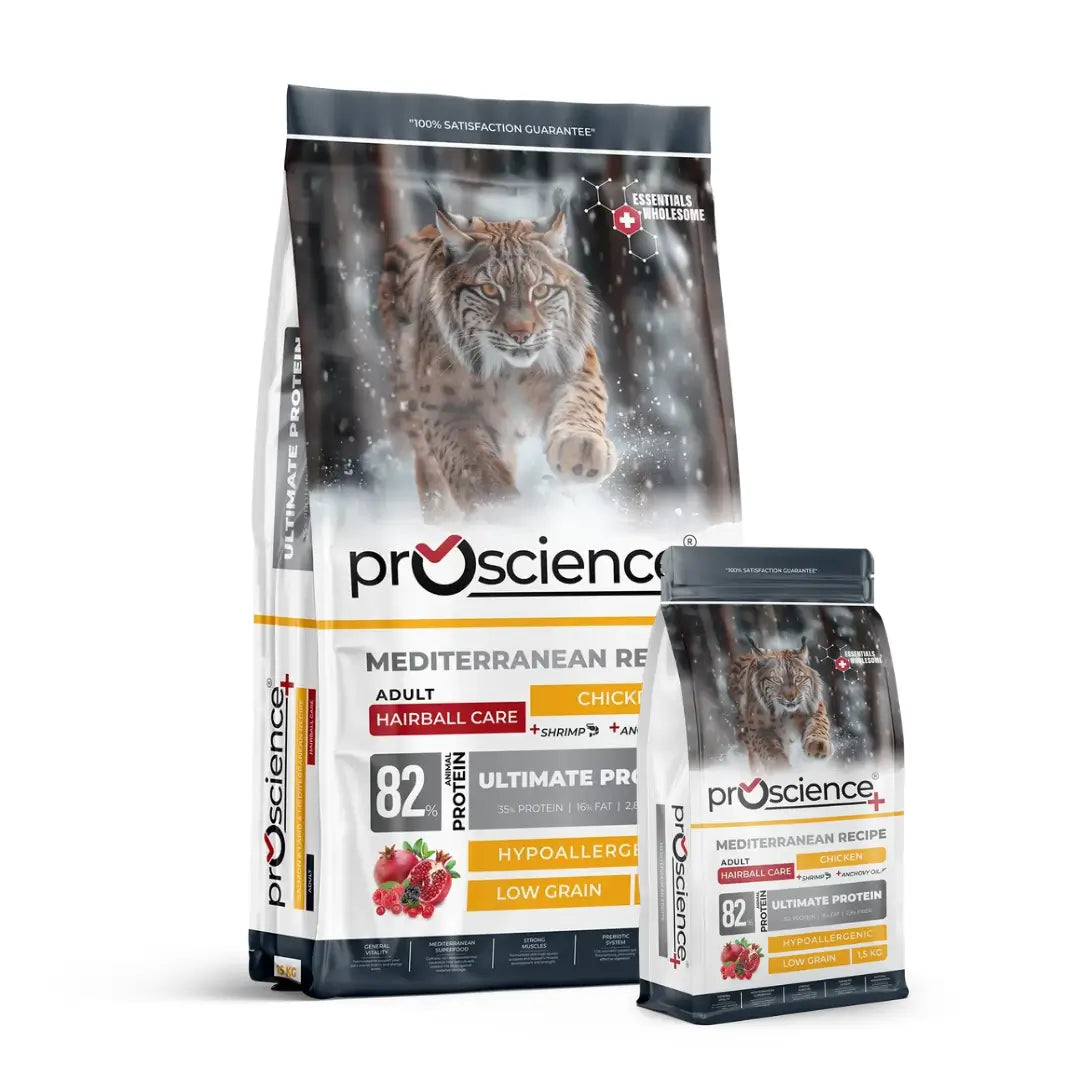 Pro Science Hairball Care Hypo-Allergenic Tavuklu Az Tahıllı Kedi Maması