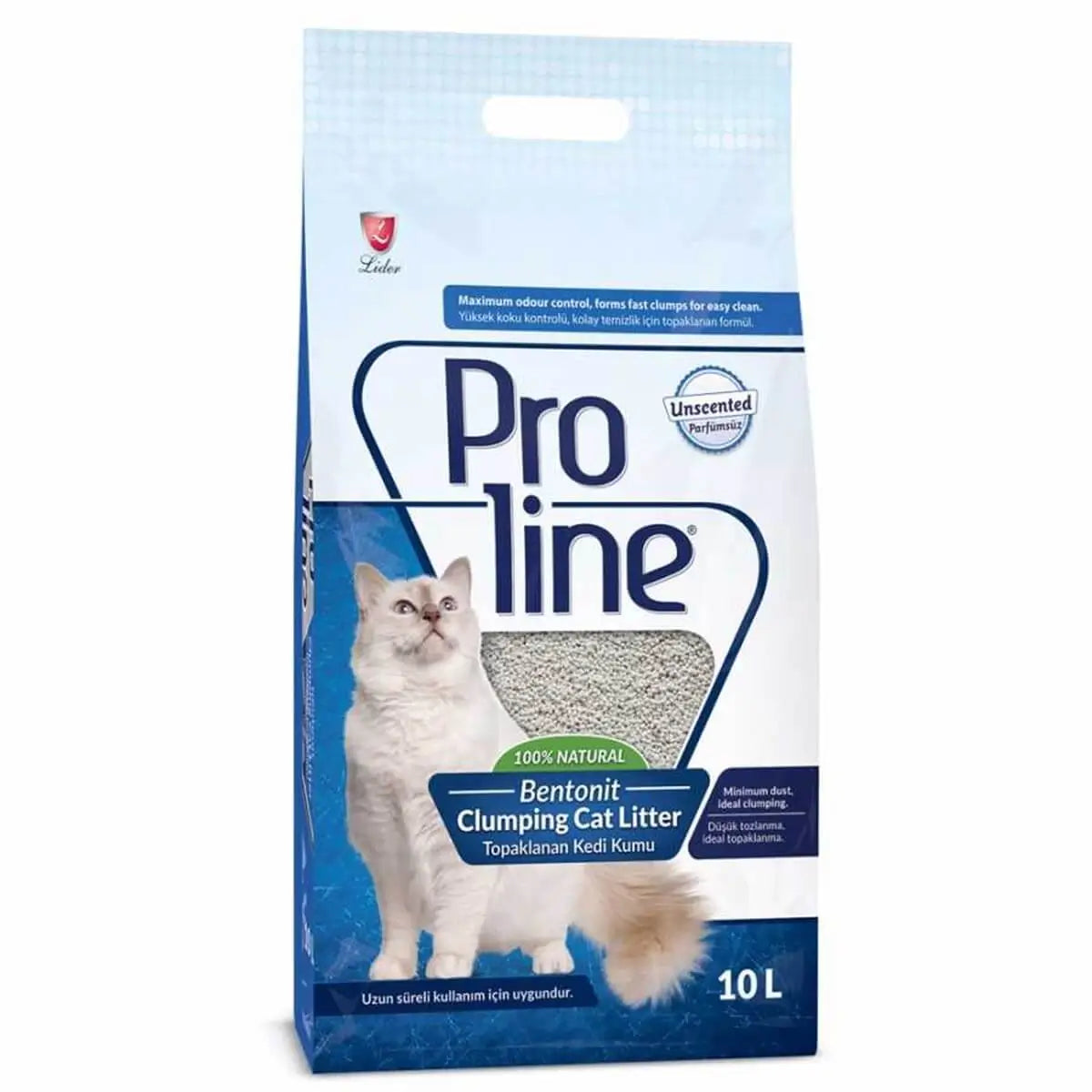 Proline Bentonit Topaklanan İnce Taneli Kedi Kumu