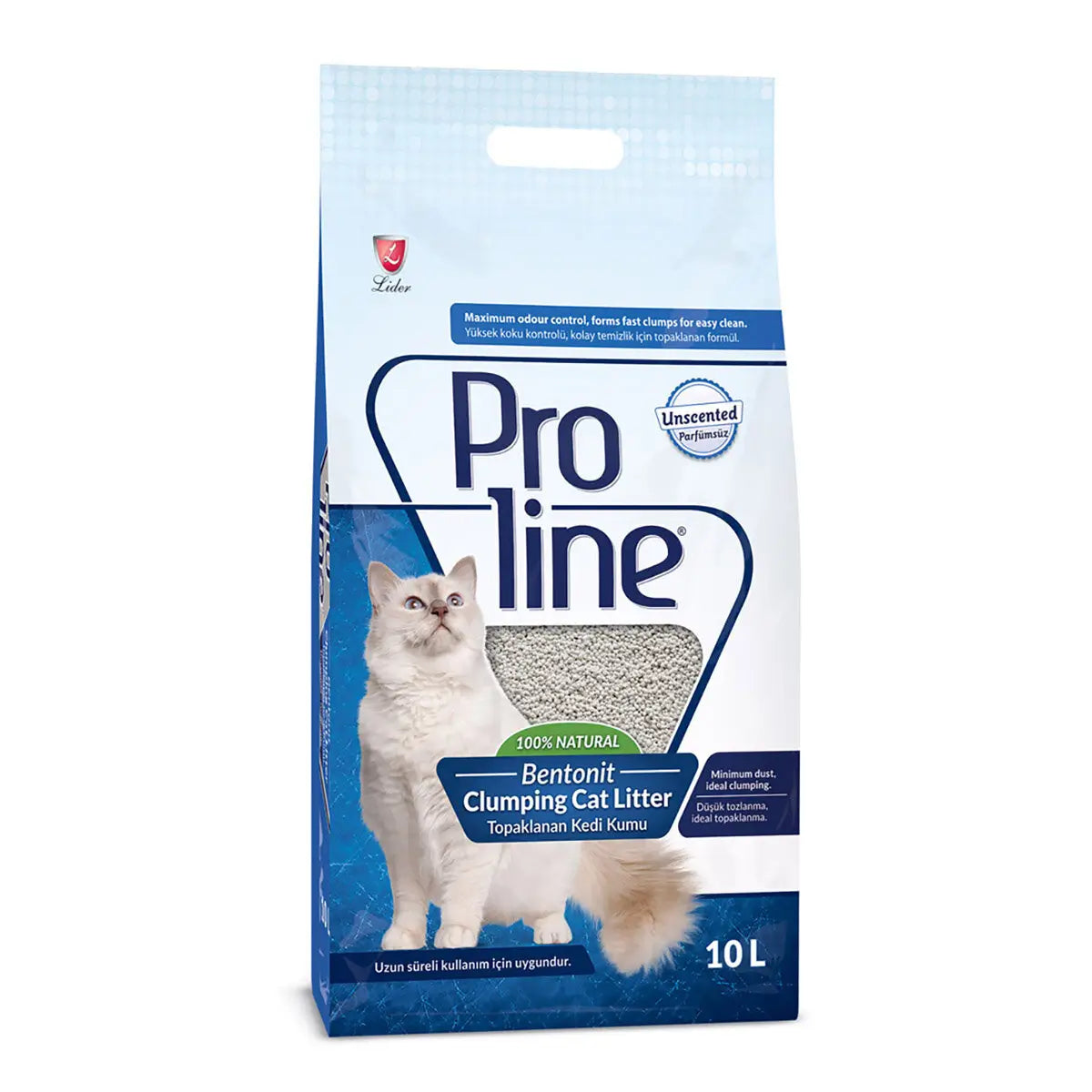 Proline Bentonit Topaklanan İnce Taneli Kedi Kumu