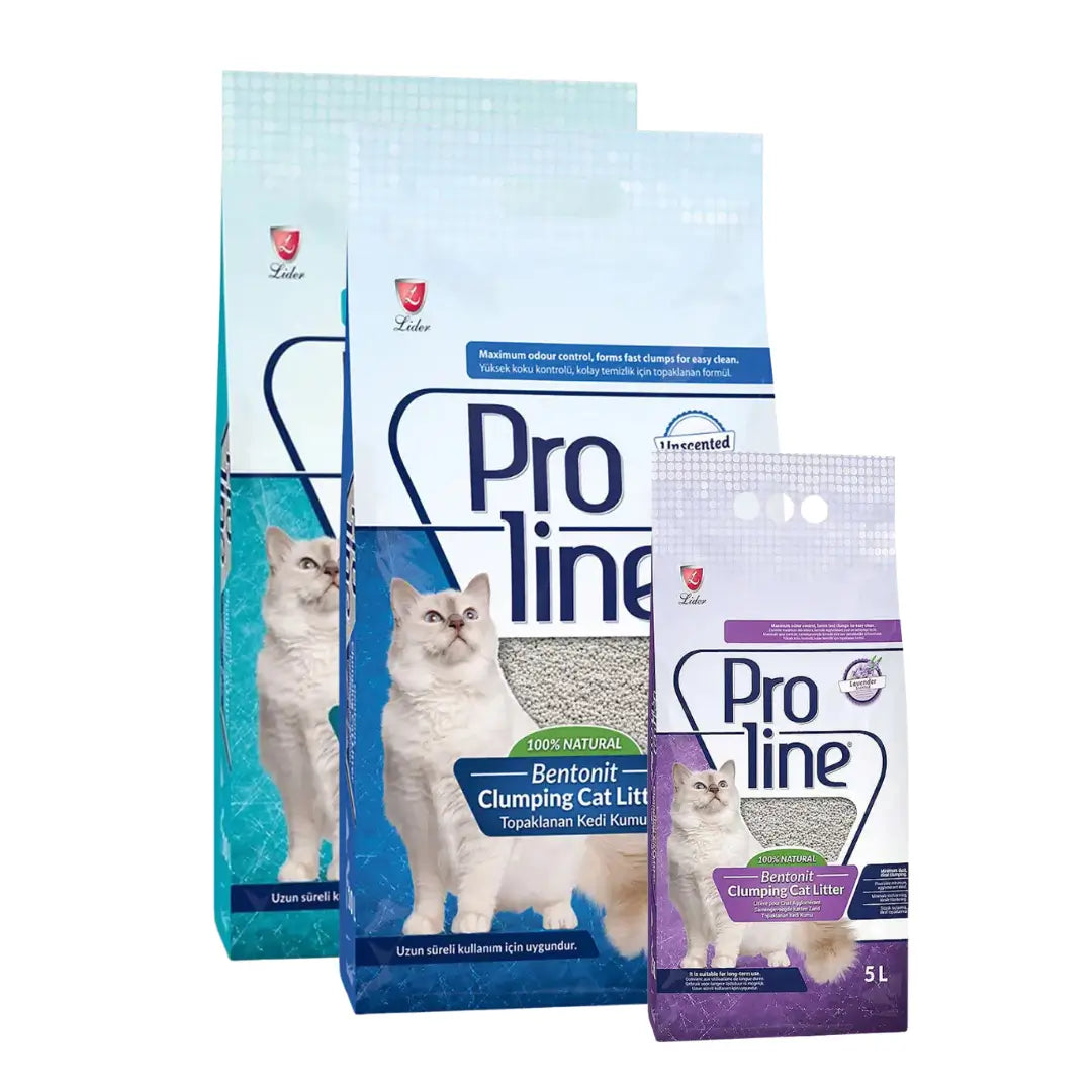 Proline Bentonit Topaklanan İnce Taneli Kedi Kumu