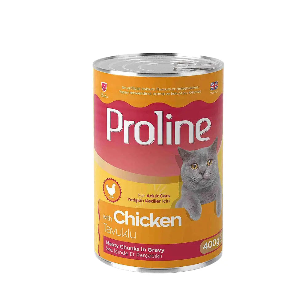 Proline Gravy Tavuklu Yetiskin Kedi Konserve Mama ,400g