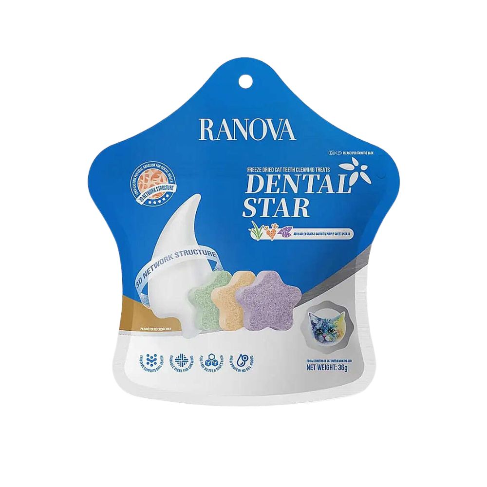 Ranova Dental Star Karışık Yetişkin Kedi Ödül, 36g