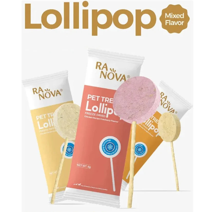 Ranova Yetişkin Köpek Lolipop Ödül, 6 lı Paket, 8g