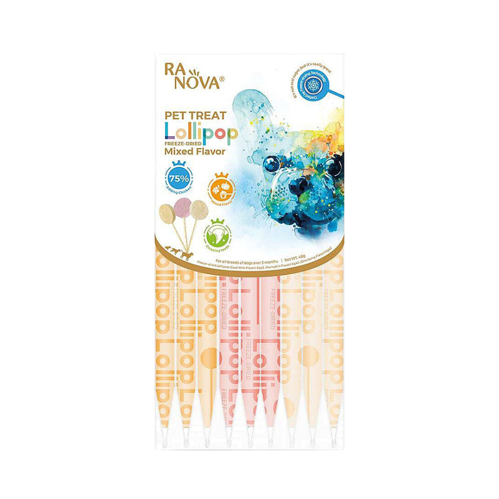 Ranova Yetişkin Köpek Lolipop Ödül, 6 lı Paket, 8g